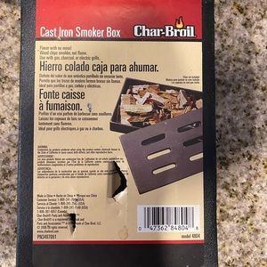 Char-Broil Cast Iron Smoker Box